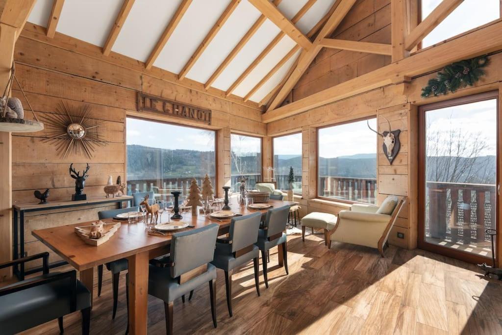Luxueux Chalet Avec Vue Sur Les Pistes Et Le Hohneck Le Tholy Exterior foto