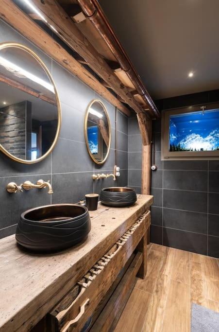 Luxueux Chalet Avec Vue Sur Les Pistes Et Le Hohneck Le Tholy Exterior foto