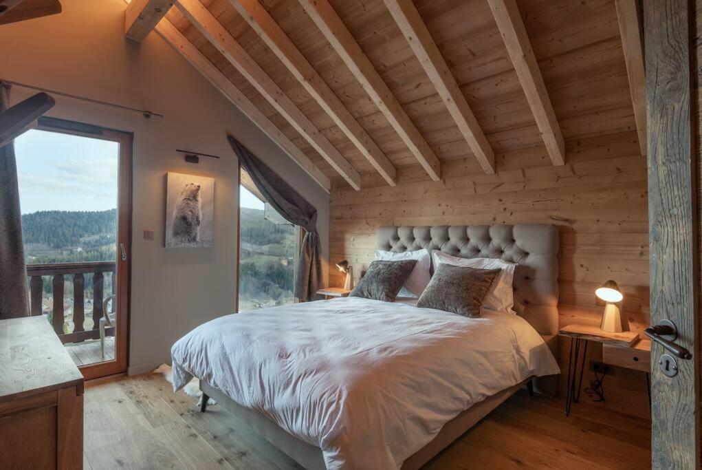 Luxueux Chalet Avec Vue Sur Les Pistes Et Le Hohneck Le Tholy Exterior foto